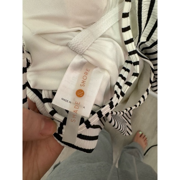 Shade and shore pinstripe swim suit - Picture 3 of 3